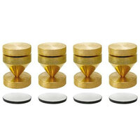 Dynavox SPIKES 4 STUKS MESSING
