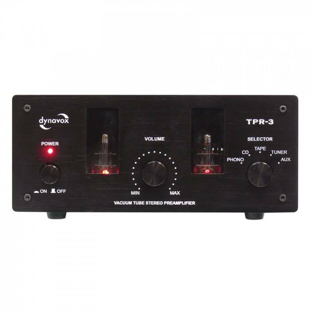 Audio Dynavox buizenvoorversterker TPR3 zwart